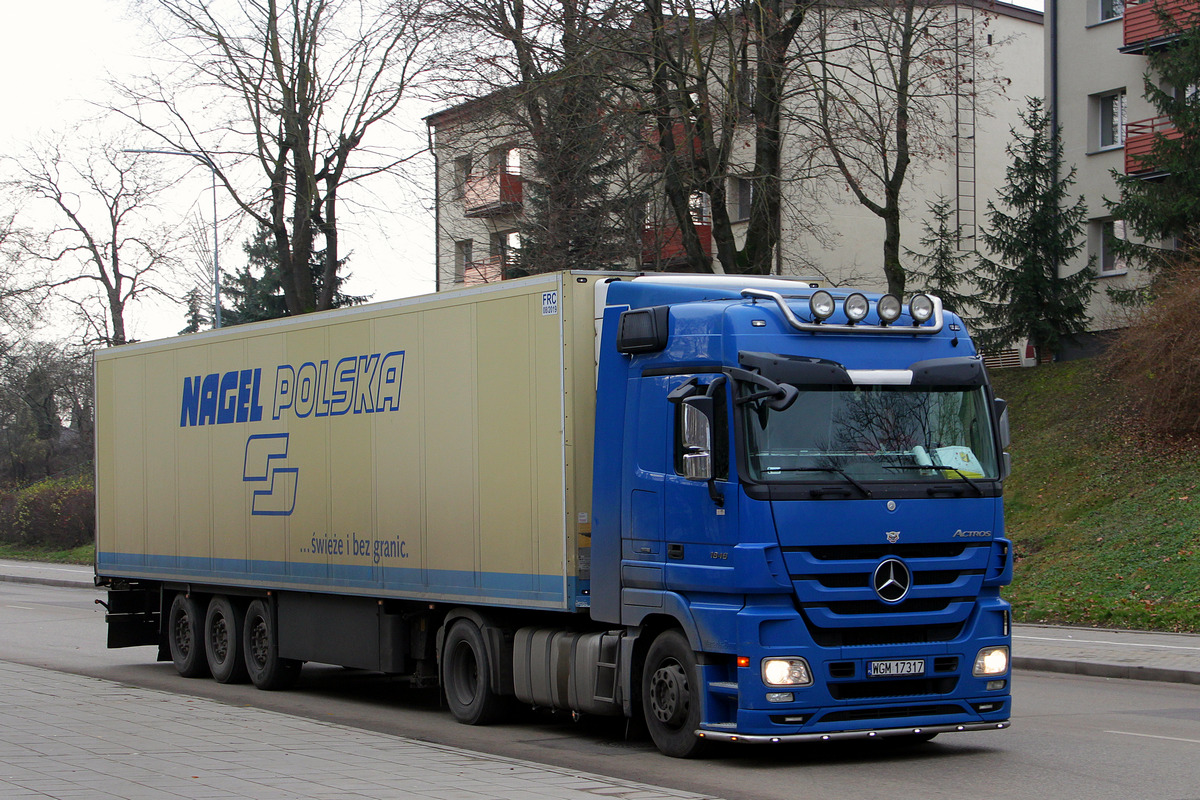 Польша, № WGM 17317 — Mercedes-Benz Actros ('2009) 1846