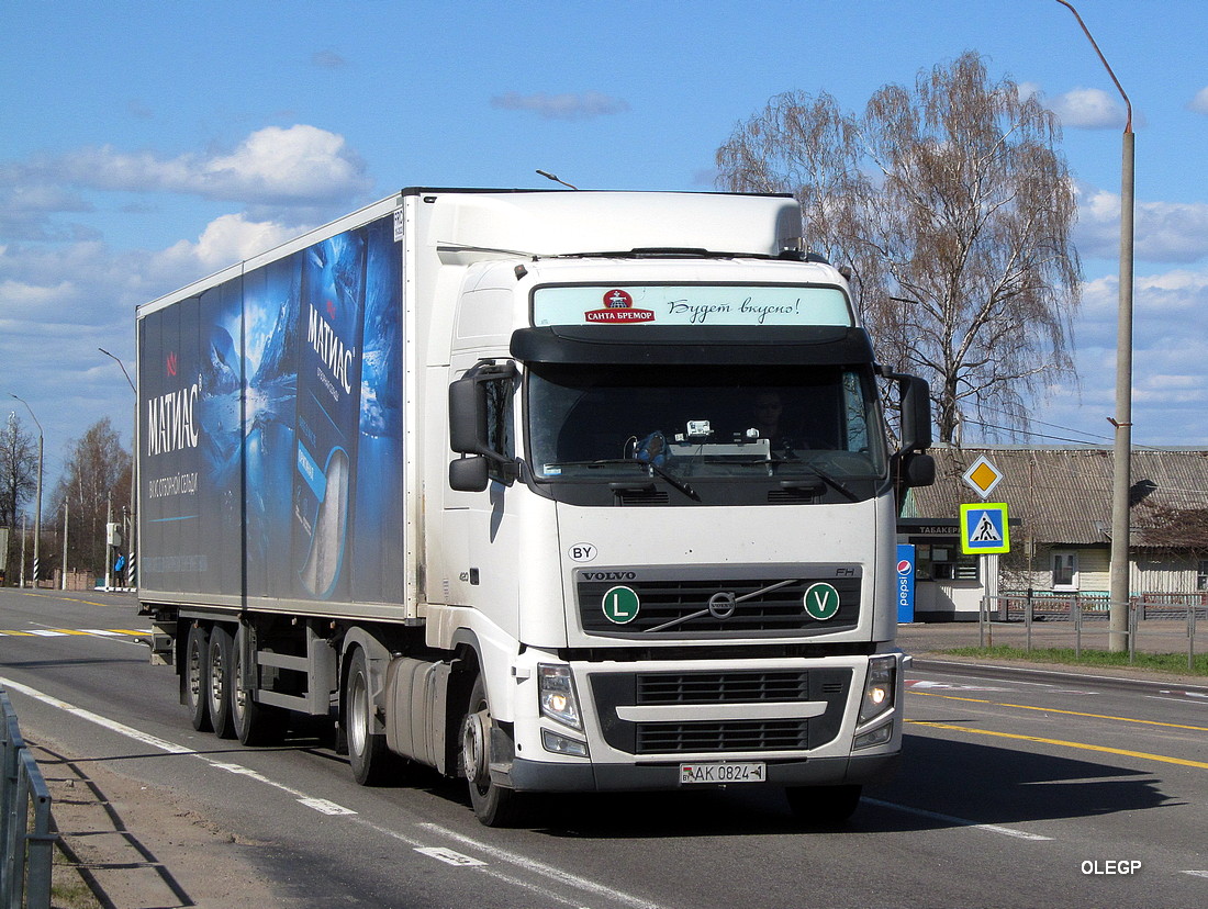 Брестская область, № АК 0824-1 — Volvo ('2008) FH.420