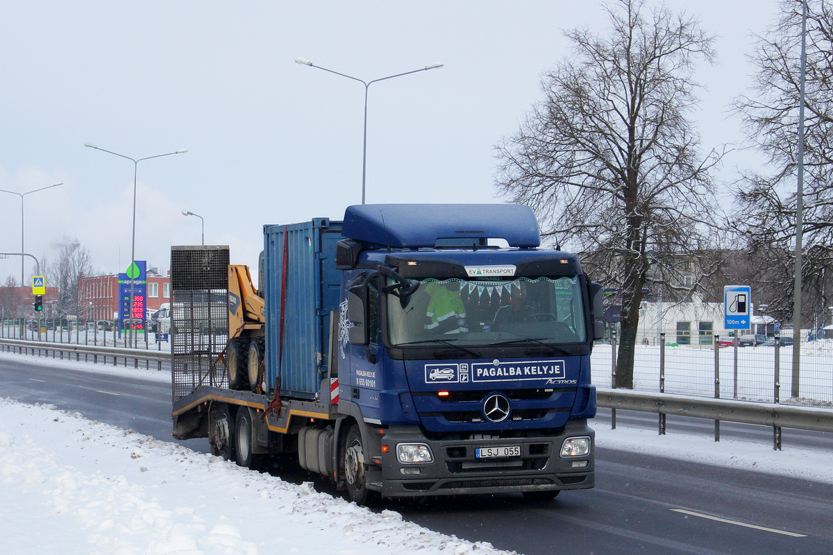 Литва, № LSJ 055 — Mercedes-Benz Actros ('2009)