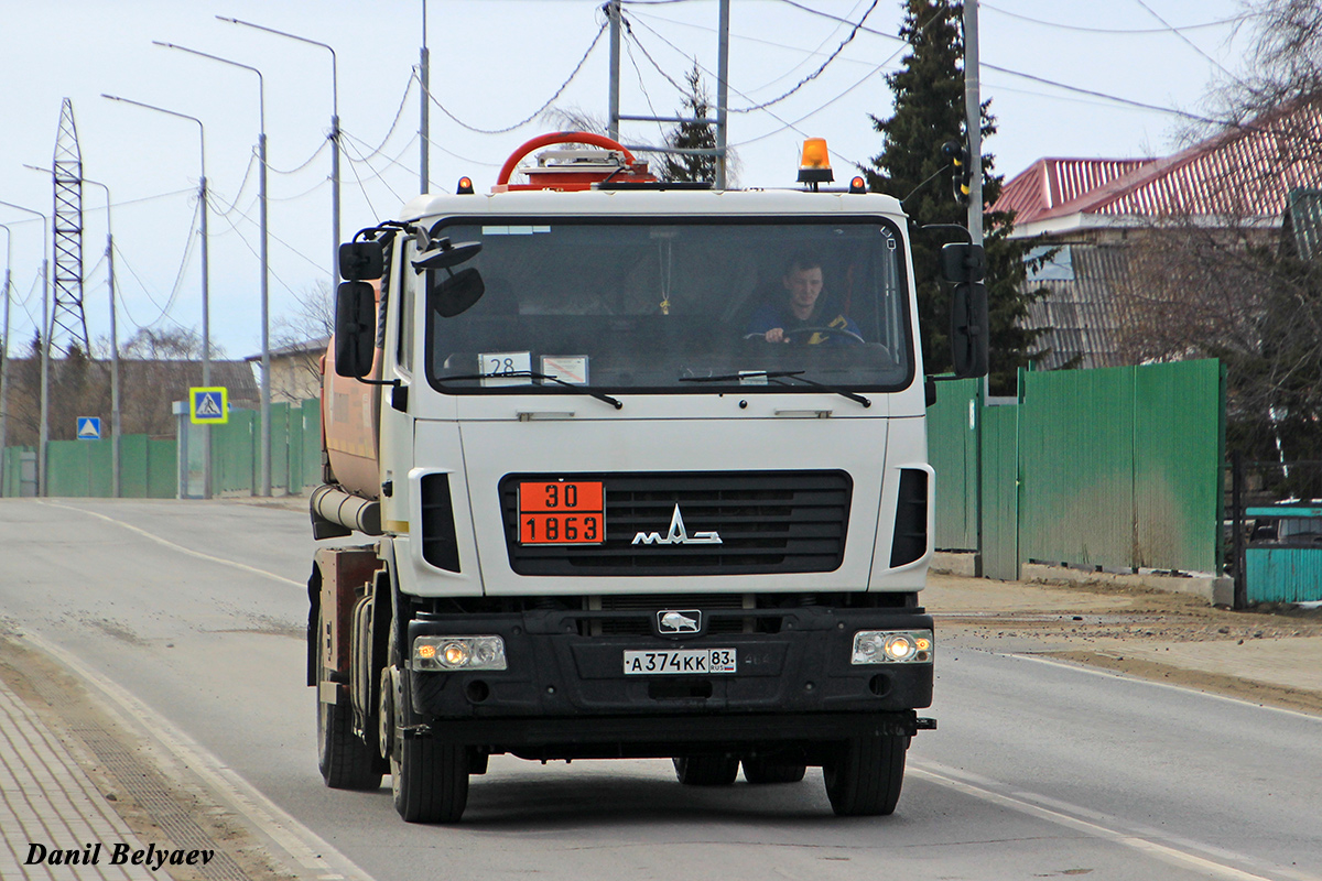 Ненецкий автономный округ, № А 374 КК 83 — МАЗ-5340B2