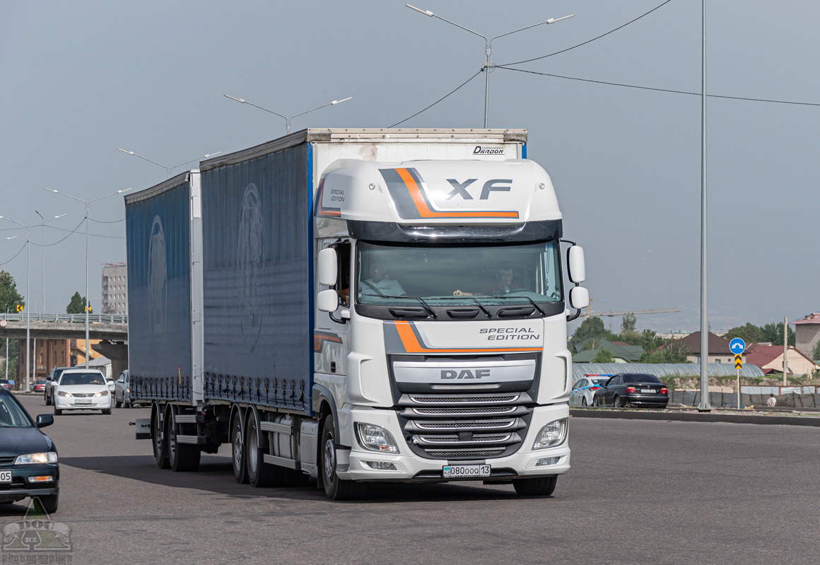 Туркестанская область, № 080 OOQ 13 — DAF XF Euro6 FAR