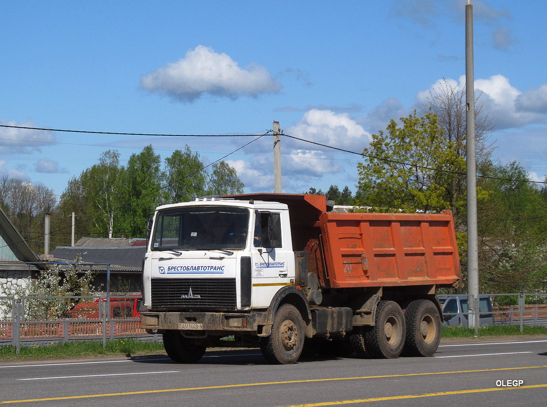 Брестская область, № АМ 1448-1 — МАЗ-5516 (общая модель)