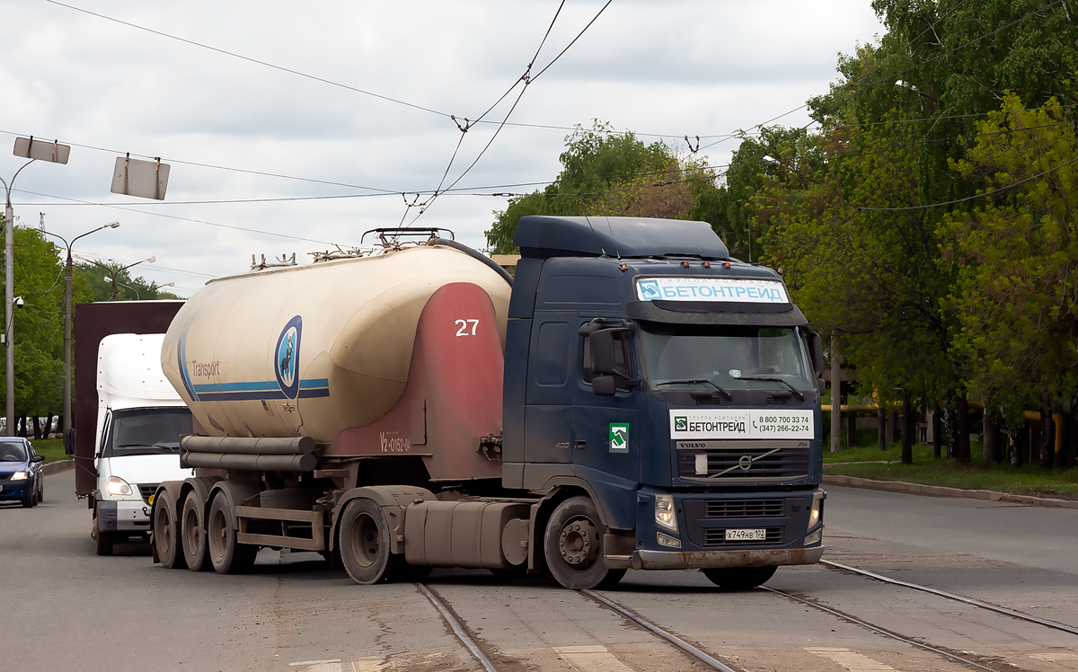 Башкортостан, № Х 749 НВ 102 — Volvo ('2008) FH.400