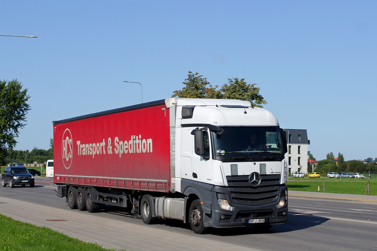 Литва, № HPJ 665 — Mercedes-Benz Actros ('2011) 1842