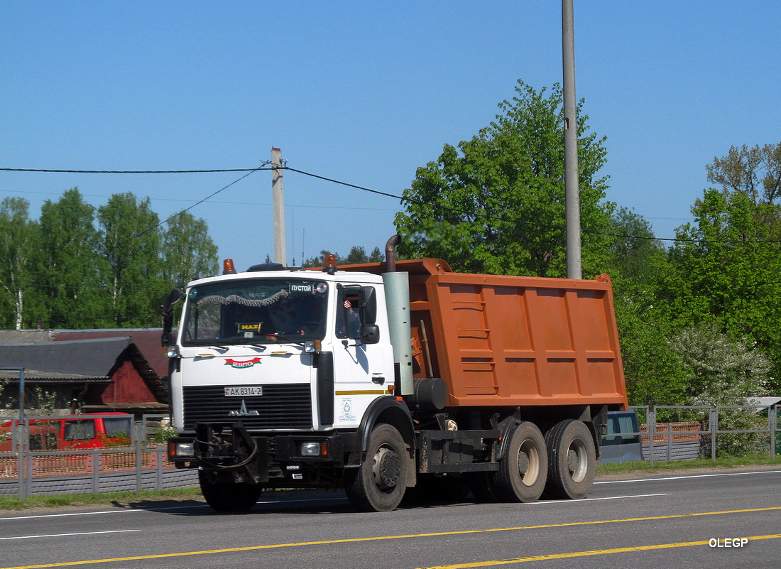 Витебская область, № АК 8314-2 — МАЗ-5516 (общая модель)