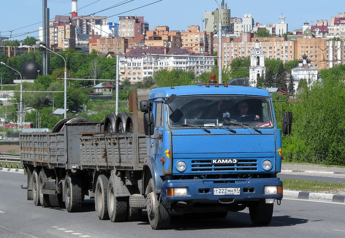 Калужская область, № Т 222 МН 67 — КамАЗ-65115 (общая модель)