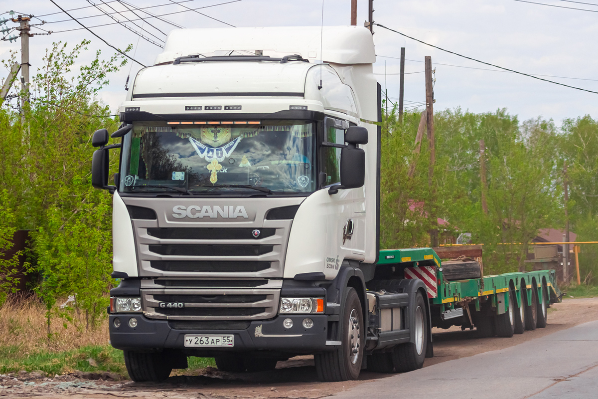 Омская область, № У 263 АР 55 — Scania ('2013) G440