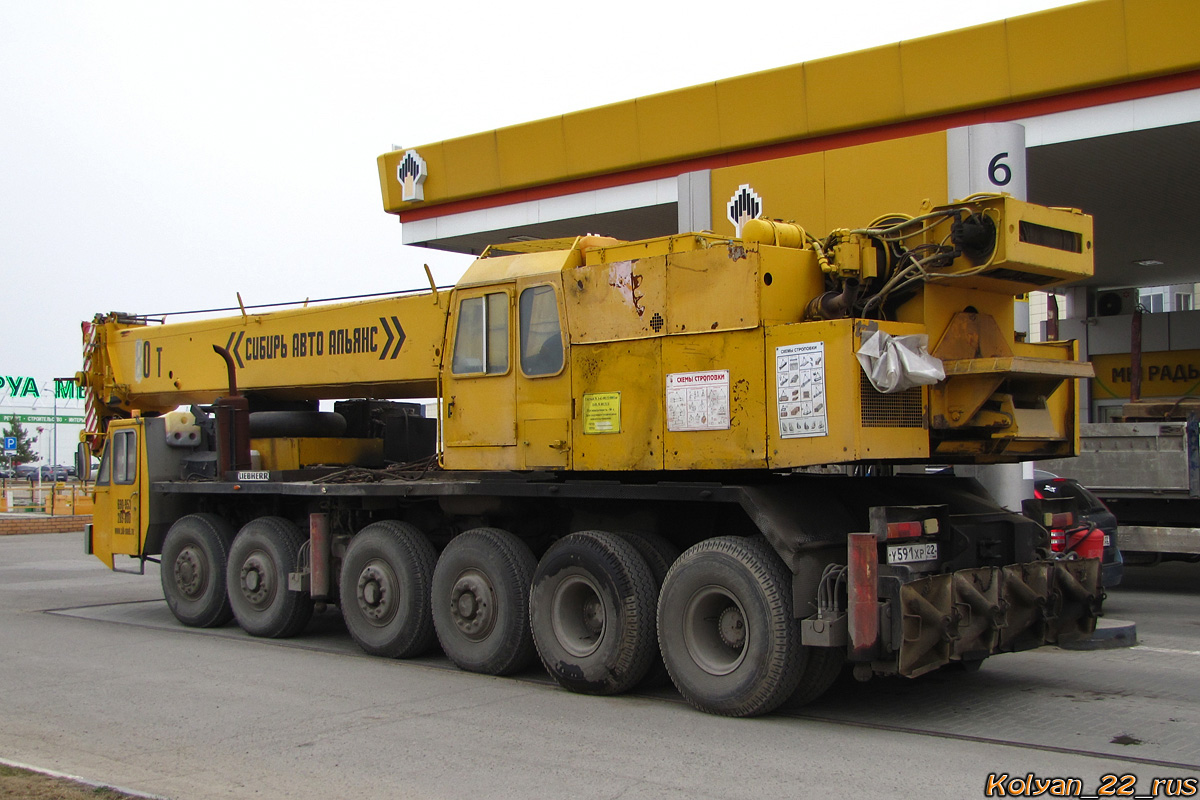 Алтайский край, № У 591 ХР 22 — Liebherr (общая модель)