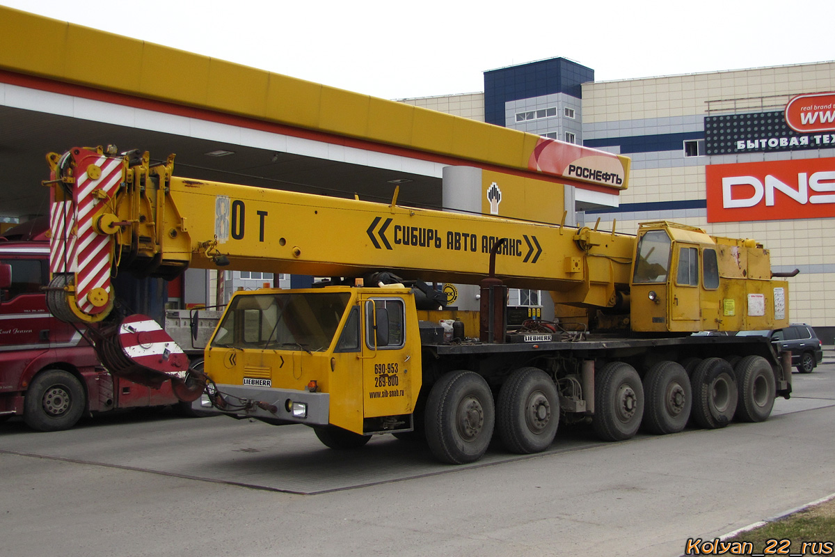 Алтайский край, № У 591 ХР 22 — Liebherr (общая модель)