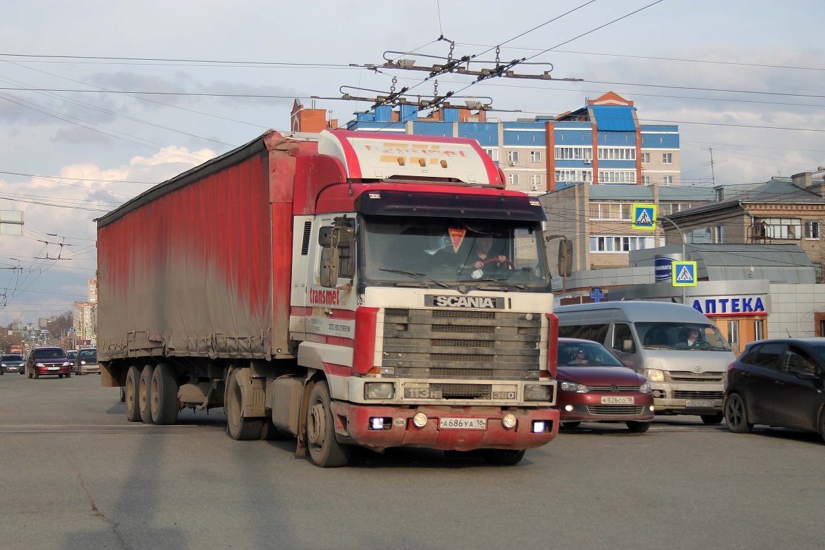 Удмуртия, № А 686 УА 18 — Scania (III) R113H