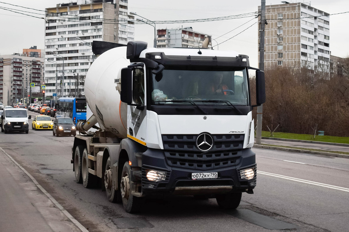 Москва, № О 072 КУ 790 — Mercedes-Benz Arocs 4142 [Z9M]