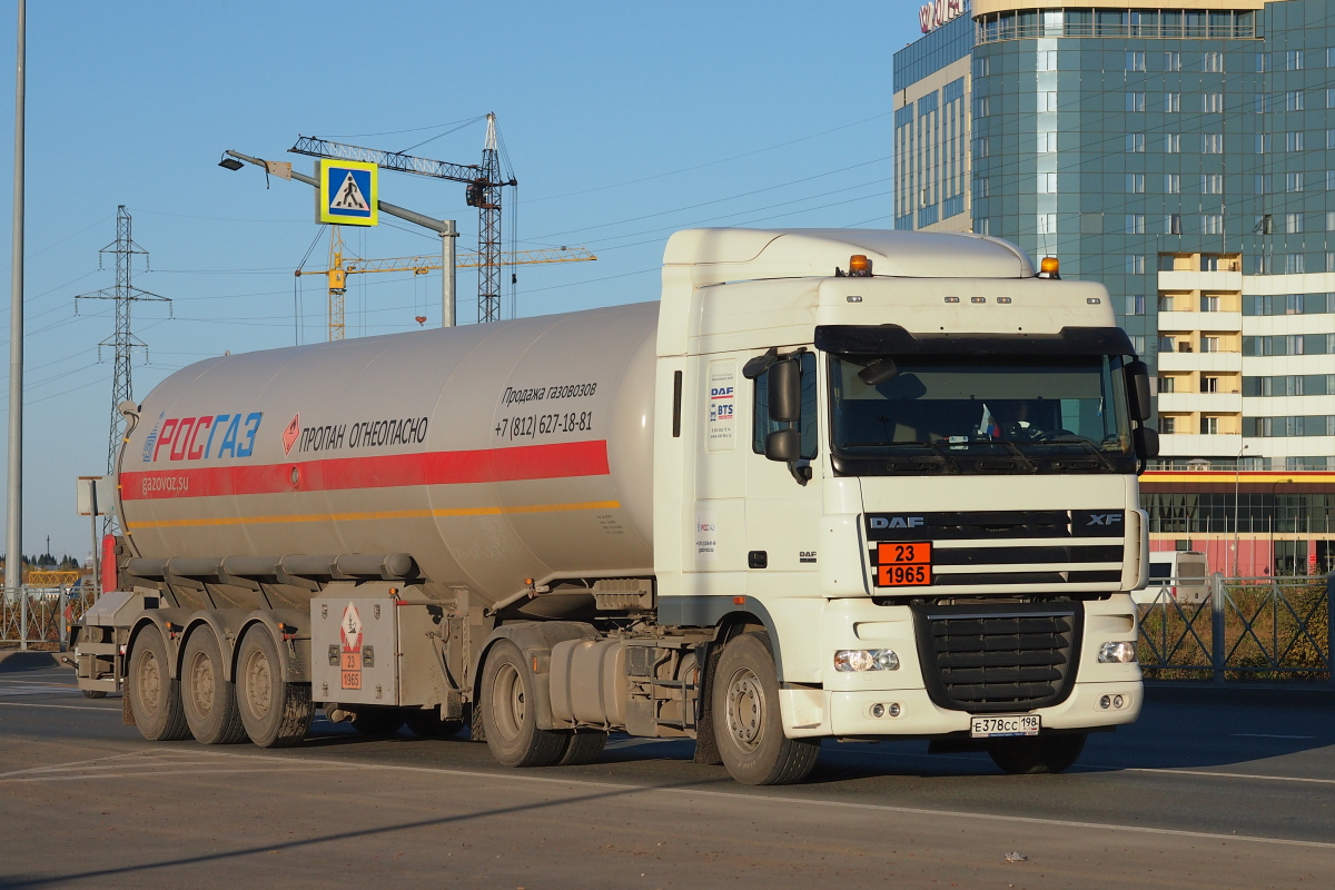 Санкт-Петербург, № Е 378 СС 198 — DAF XF105 FT