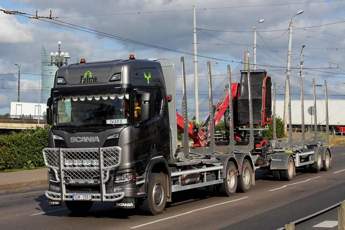 Латвия, № EM-1551 — Scania ('2016) R500