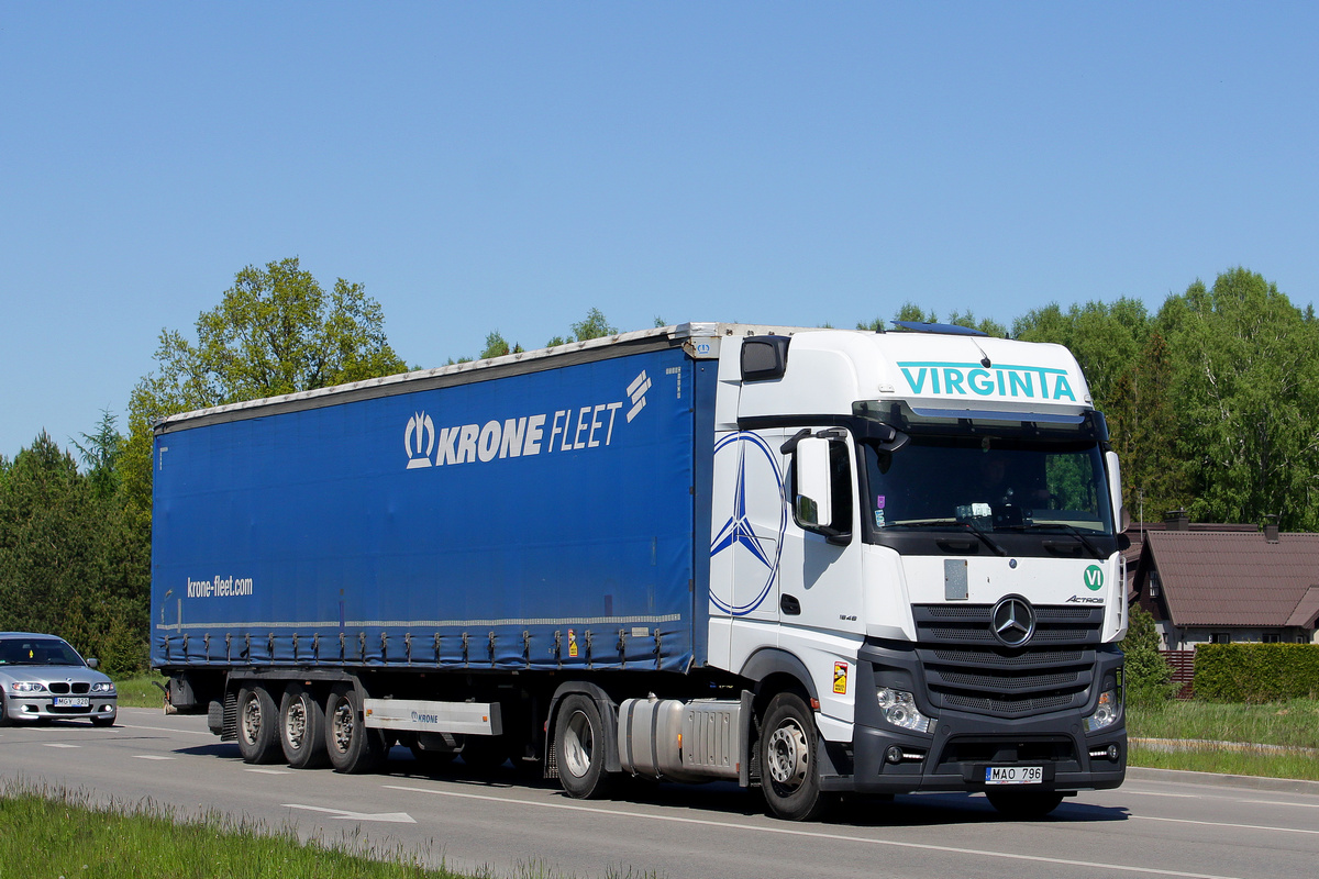 Литва, № MAO 796 — Mercedes-Benz Actros ('2011) 1848