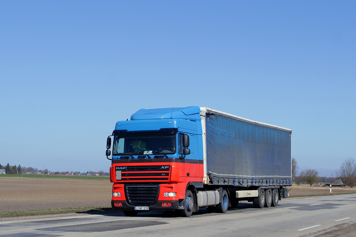 Литва, № LIM 239 — DAF XF105 FT