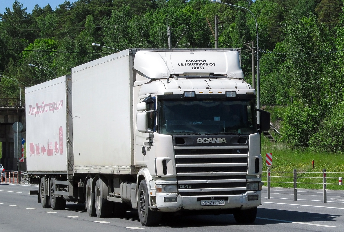 Волгоградская область, № У 632 ТС 123 — Scania ('1996) R124G