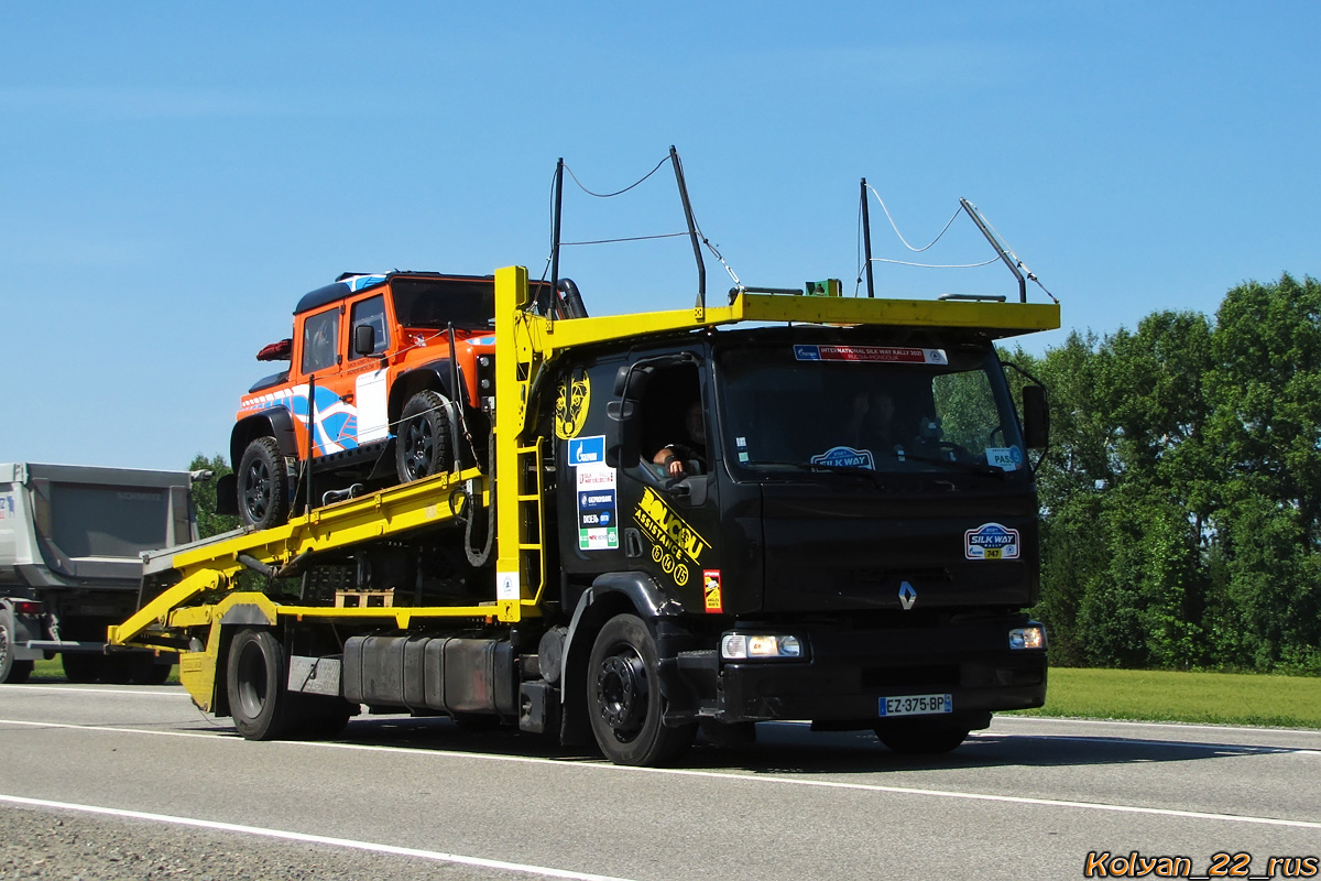 Франция, № EZ-375-BP — Renault Premium ('2006); Ралли Шёлковый Путь (Алтайский край)