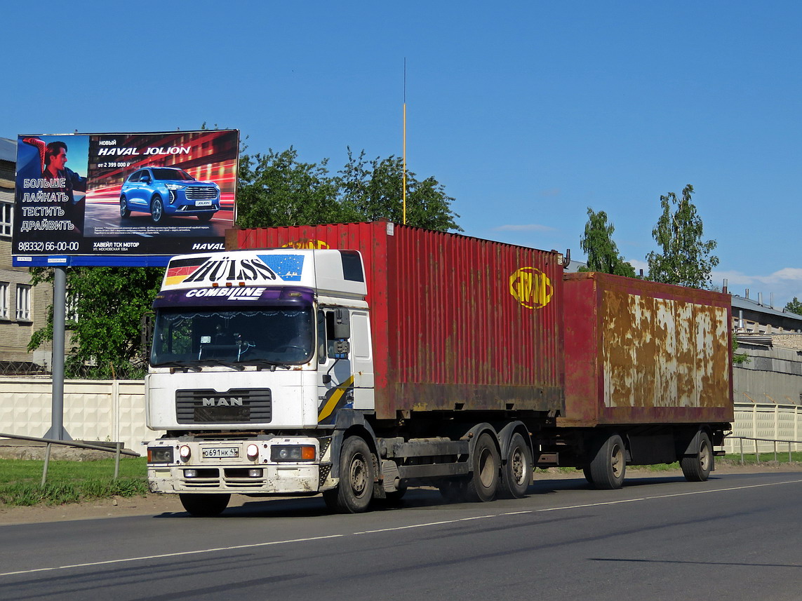 Кировская область, № О 691 НК 43 — MAN F2000 26.414