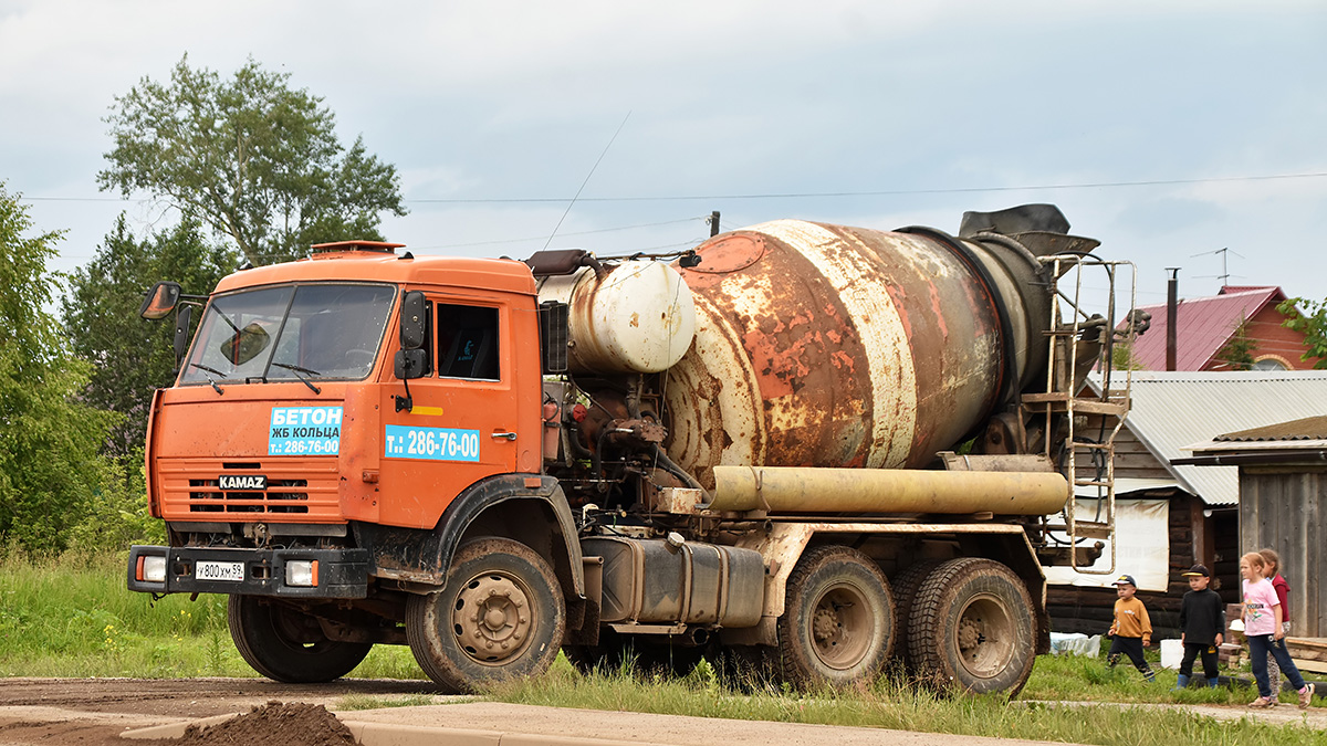 Пермский край, № У 800 ХМ 59 — КамАЗ-55111-15 [55111R]