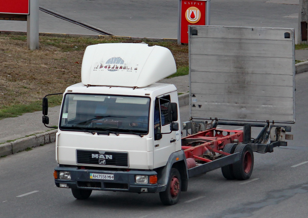 Донецкая область, № АН 7558 МН — MAN L2000 (общая модель)