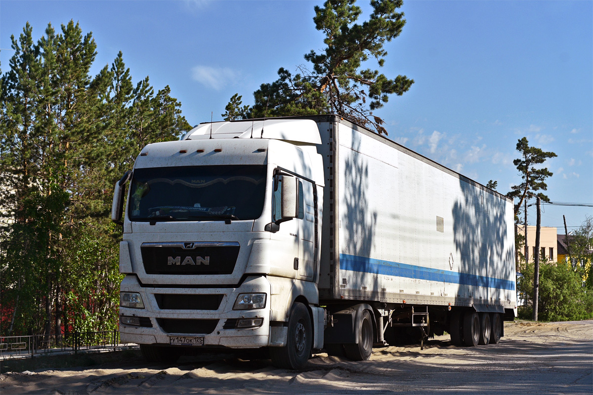 Приморский край, № У 147 ОК 125 — MAN TGX ('2007) 18.400