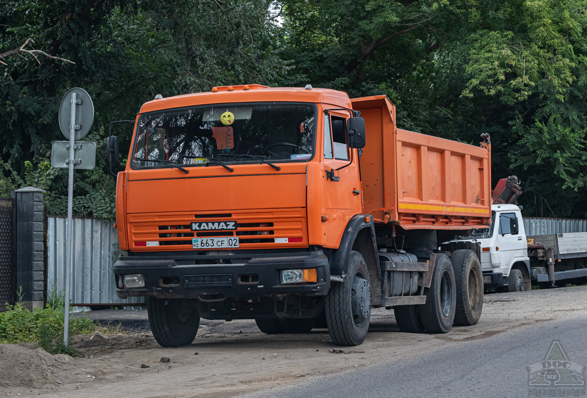 Алматы, № 663 CF 02 — КамАЗ-53229 (общая модель)