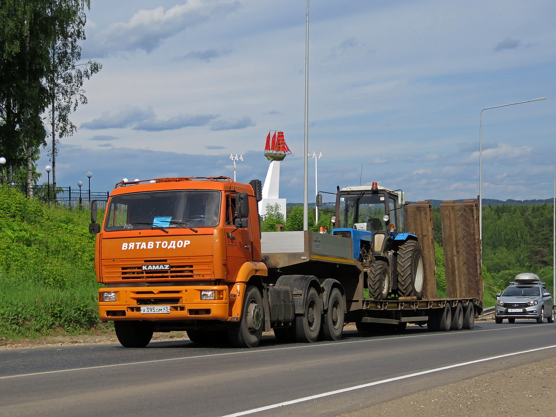 Кировская область, № Х 395 ОМ 43 — КамАЗ-6460 [646000]