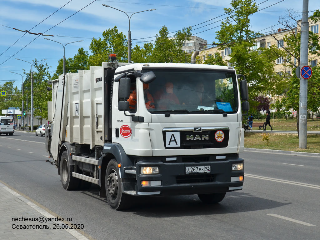 Севастополь, № А 267 РК 92 — MAN TGM 15.250