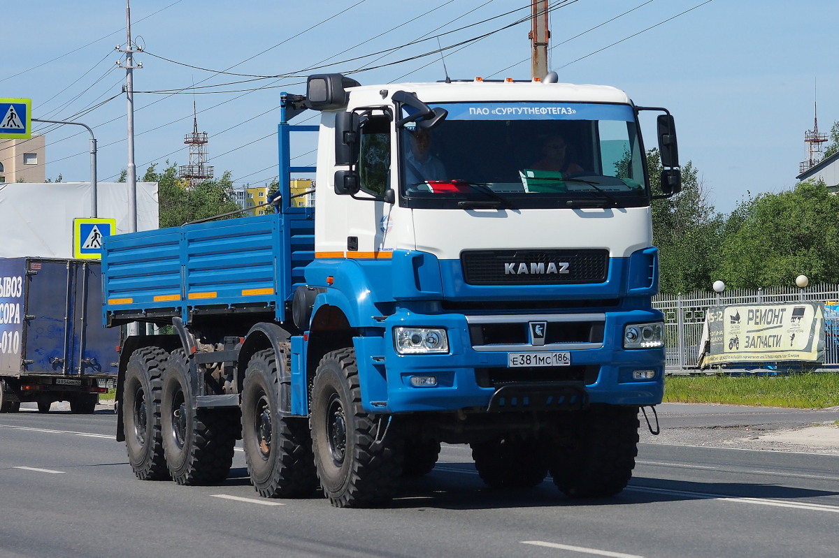 Ханты-Мансийский автоном.округ, № Е 381 МС 186 — КамАЗ-65801-T5