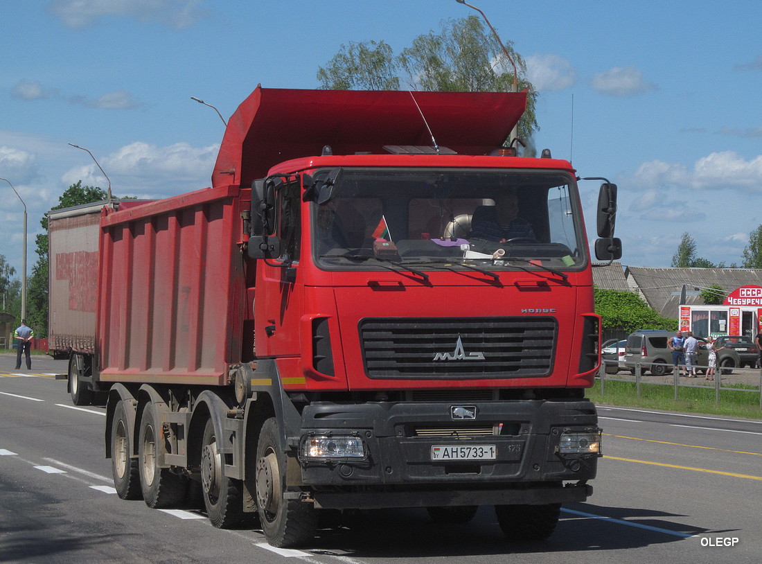 Брестская область, № АН 5733-1 — МАЗ-6516 (общая модель)