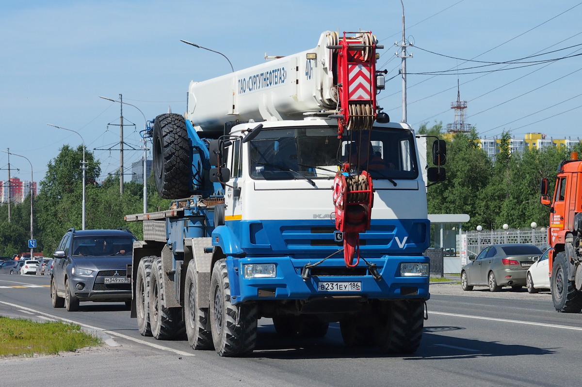 Ханты-Мансийский автоном.округ, № В 231 ЕУ 186 — КамАЗ-63501-52 [635015]