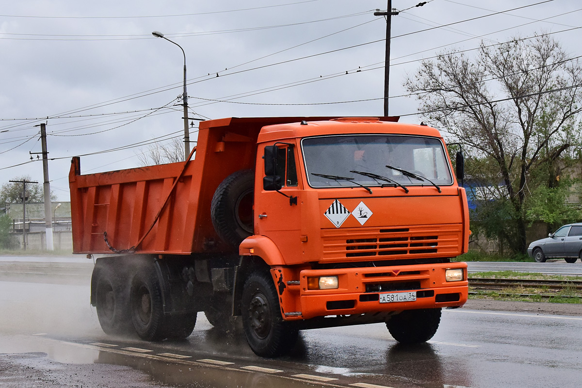 Волгоградская область, № А 581 ОА 34 — КамАЗ-6520 [652000]