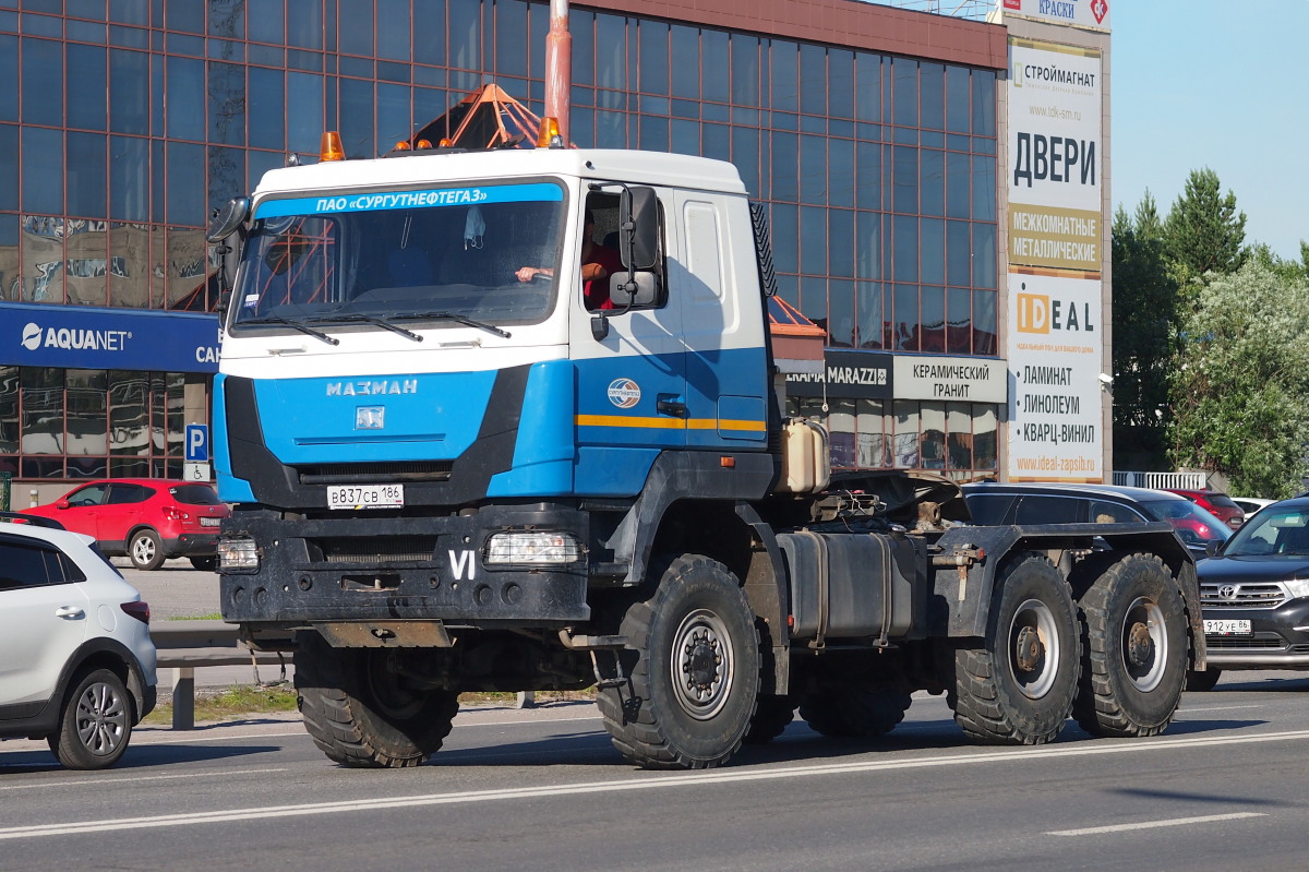 Ханты-Мансийский автоном.округ, № В 837 СВ 186 — МАЗ-MAN-6465