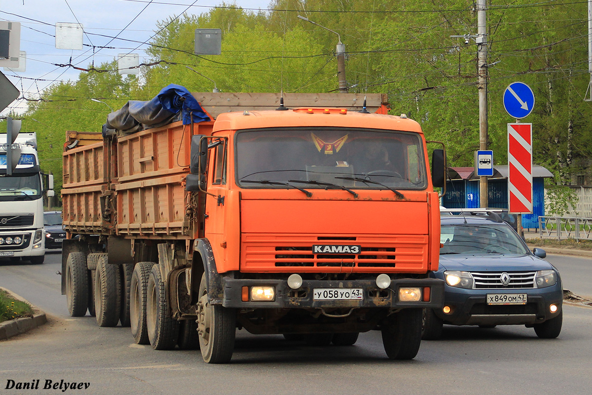 Кировская область, № У 058 УО 43 — КамАЗ-65115 (общая модель)