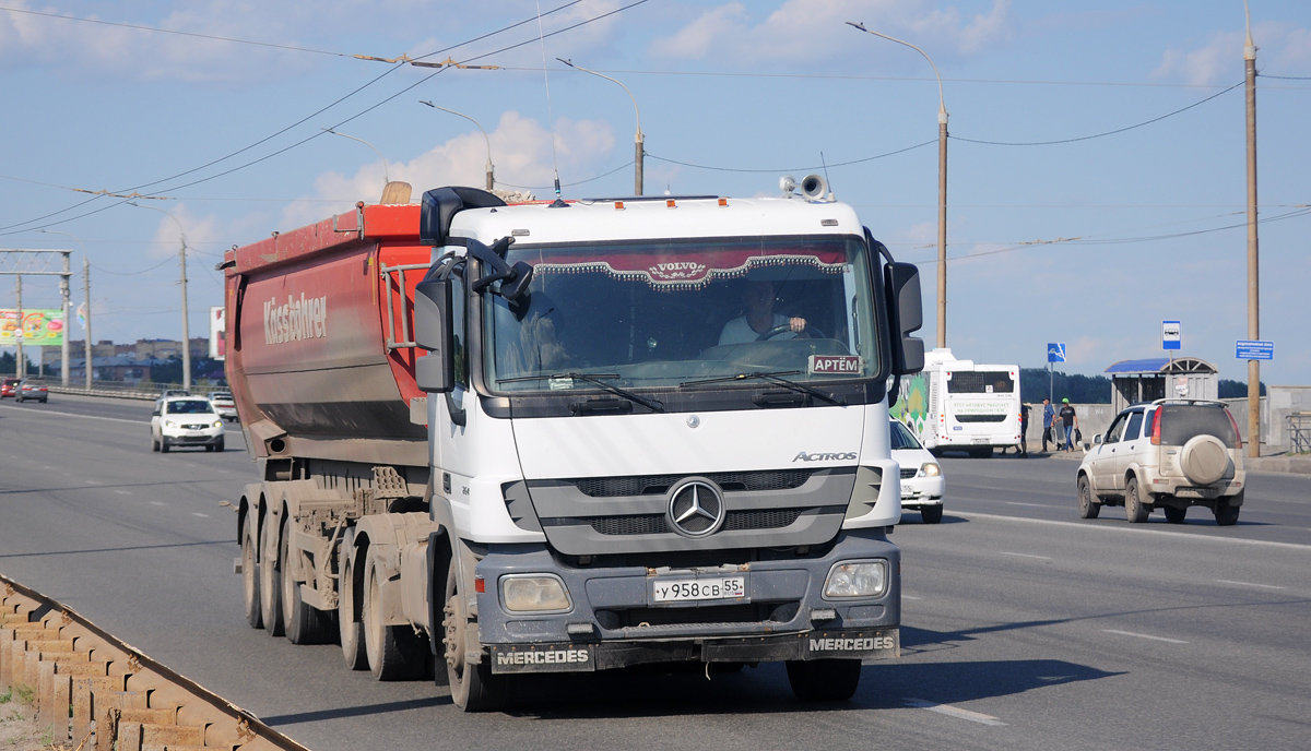 Омская область, № У 958 СВ 55 — Mercedes-Benz Actros '09 2644 [Z9M]