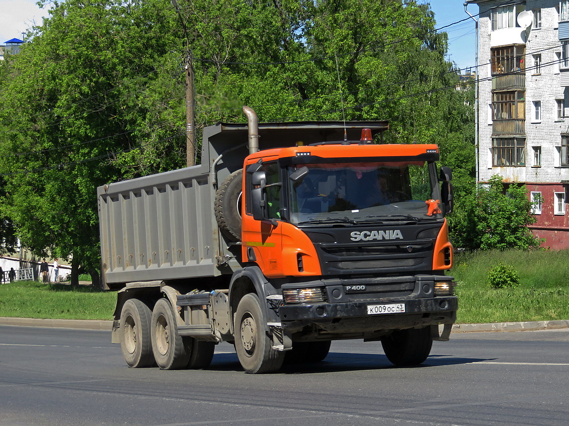 Кировская область, № К 009 ОС 43 — Scania ('2011) P400