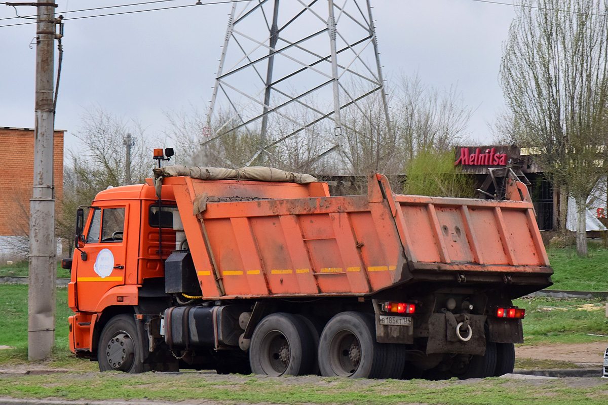 Волгоградская область, № В 185 КТ 134 — КамАЗ-65115-L4