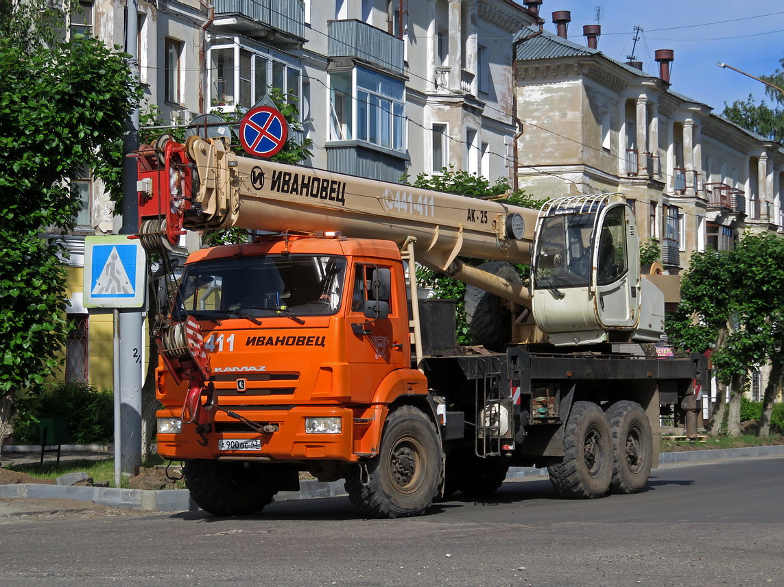 Кировская область, № А 900 ОС 43 — КамАЗ-43118 (общая модель)