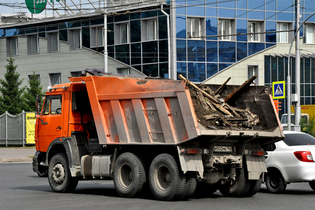 Кемеровская область, № М 502 МВ 142 — КамАЗ-65115 [651150]