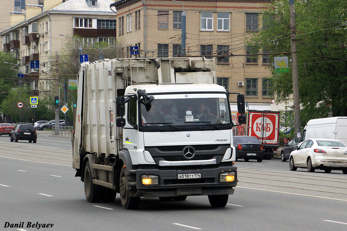 Челябинская область, № А 018 ТТ 174 — Mercedes-Benz Axor 1826 [Z9M]