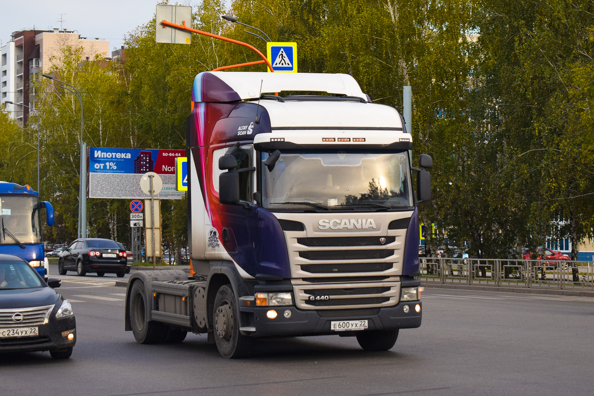 Алтайский край, № Е 600 УХ 22 — Scania ('2013) G440