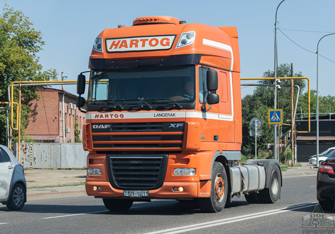 Кызылординская область, № 129 YDZ 11 — DAF XF105 FT