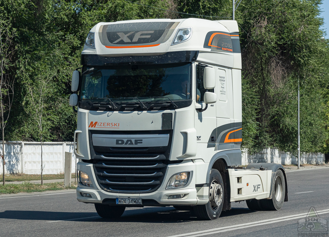 Польша, № WRA 3490C — DAF XF Euro6 FT