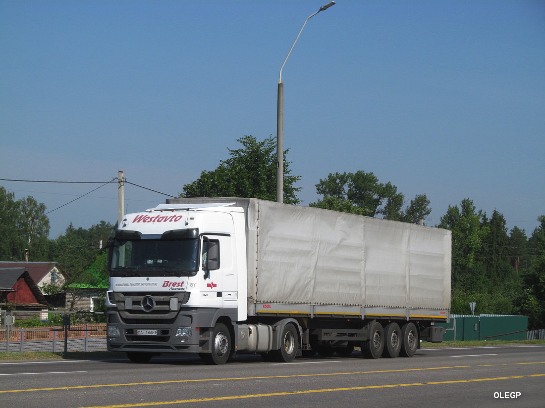 Брестская область, № АІ 1960-1 — Mercedes-Benz Actros ('2009) 1841