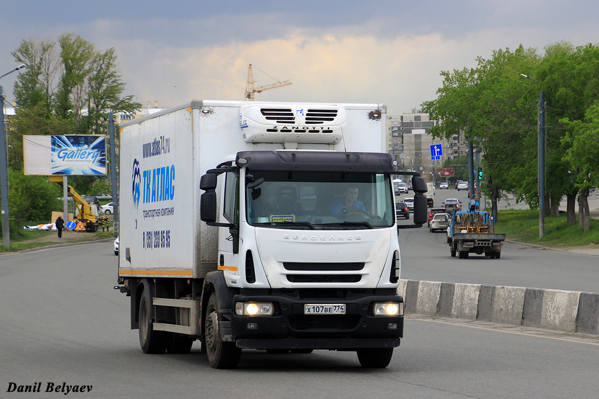 Челябинская область, № Х 107 ВЕ 774 — IVECO EuroCargo ('2008)