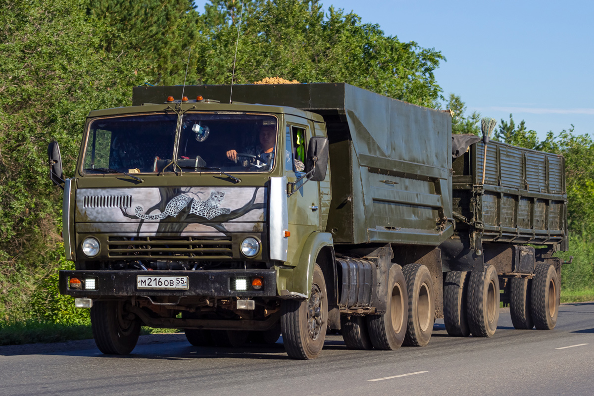 Омская область, № М 216 ОВ 55 — КамАЗ-55111 [551110]