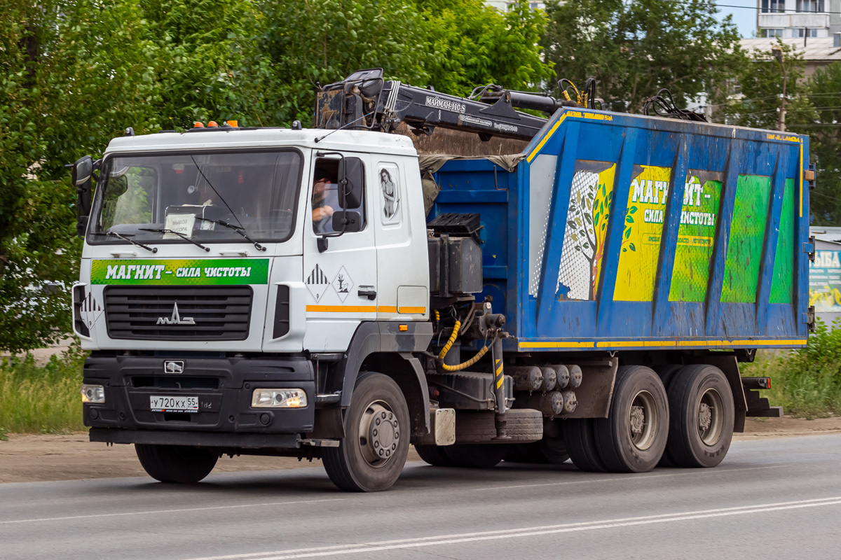 Омская область, № У 720 КХ 55 — МАЗ-6312C5