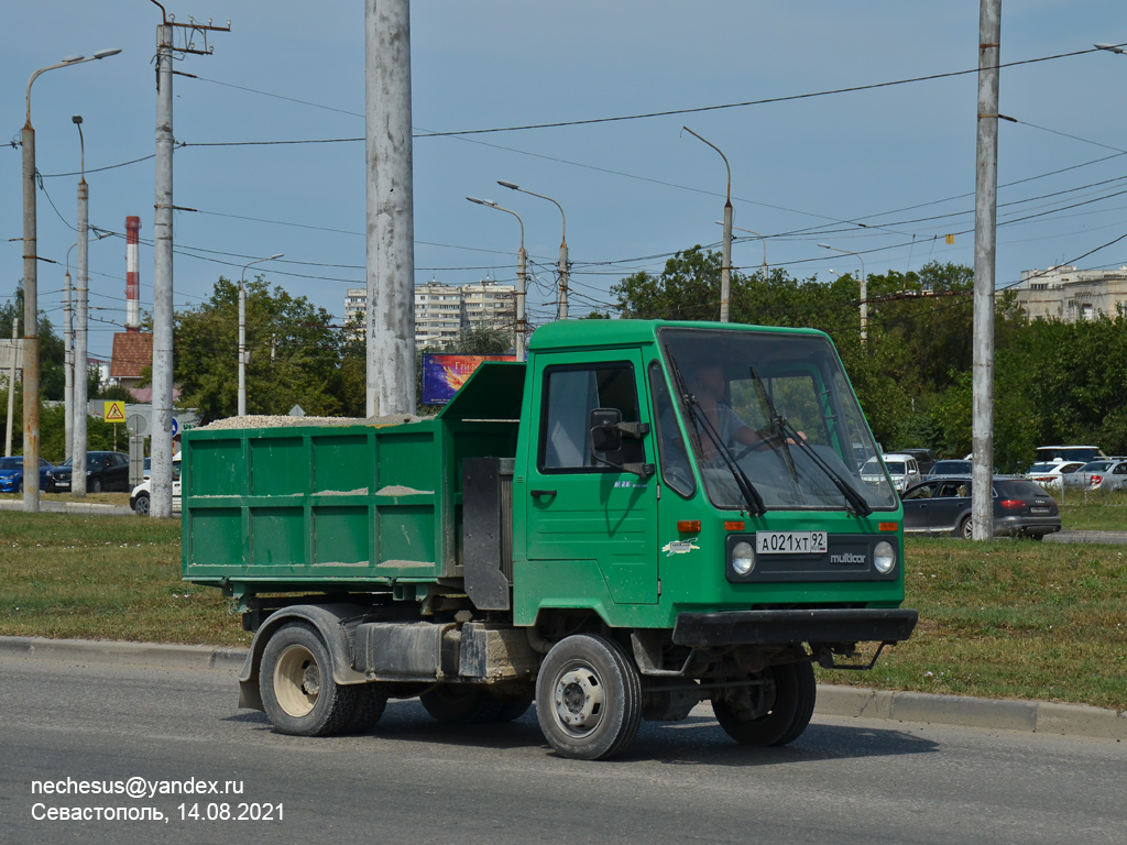 Севастополь, № А 021 ХТ 92 — Multicar M26 (общая модель)