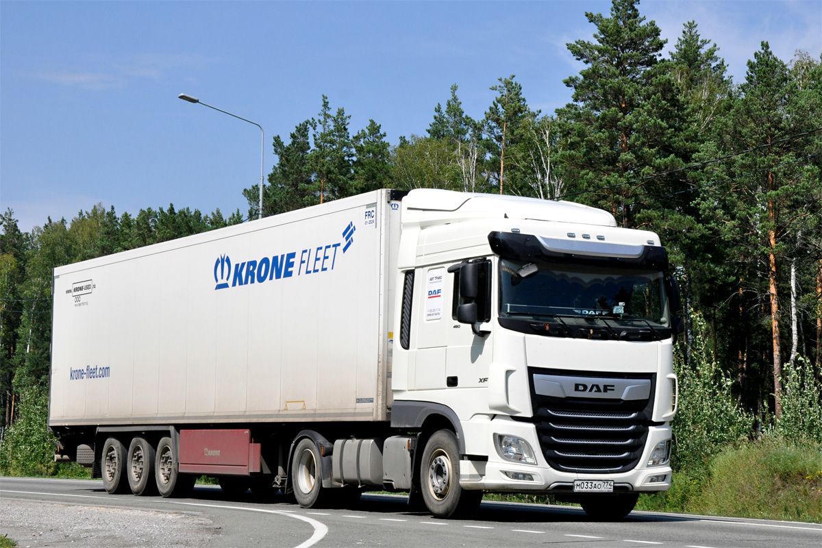 Челябинская область, № М 033 АО 774 — DAF XF Euro6 FT