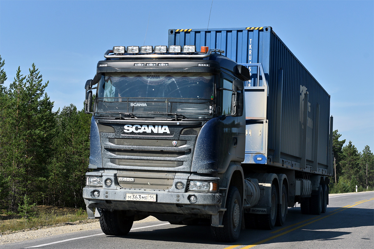 Саха (Якутия), № М 363 МЕ 14 — Scania ('2013) G480